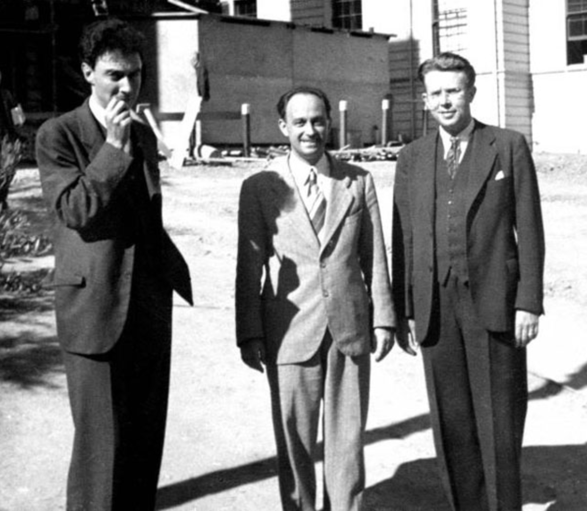 Robert Oppenheimer, Enrico Fermi, & Ernest Lawrence, admins of the Manhattan Project⁵