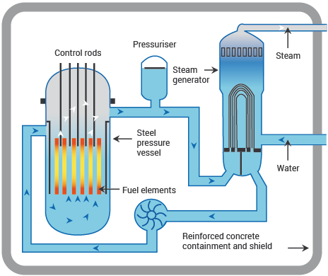 Diagram of a PWR³